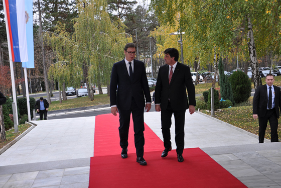 The President of the Republic of Serbia, Mr. Aleksandar Vučić, attending the celebration of BIA's Patron Saint Day, Saint Michael the Archangel (November 21st, 2017)