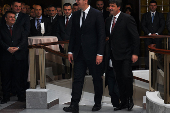 The President of the Republic of Serbia, Mr. Aleksandar Vučić, attending the celebration of BIA's Patron Saint Day, Saint Michael the Archangel (November 21st, 2017)