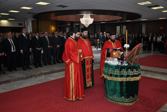 The President of the Republic of Serbia, Mr. Aleksandar Vučić, attending the celebration of BIA's Patron Saint Day, Saint Michael the Archangel (November 21st, 2017)