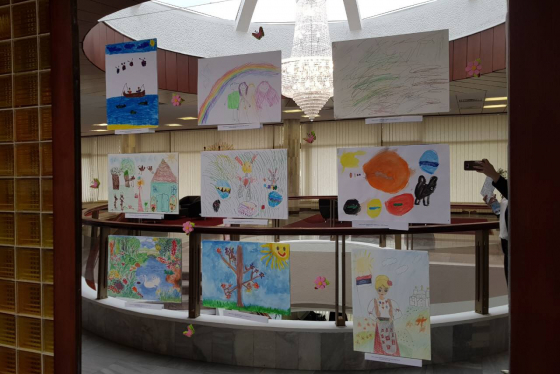 Spring art contest for the children of BIA officers   