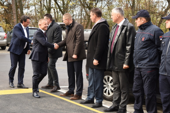 Oтварање Ватрогасно-спасилачког одељења Министарства унутрашњих послова у седишту БИА